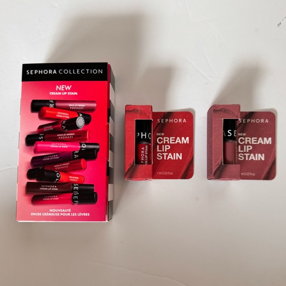 Sephora Collection Cream Lip Stain in Always Red and Marvelous Mauve - Picture 7 of 13